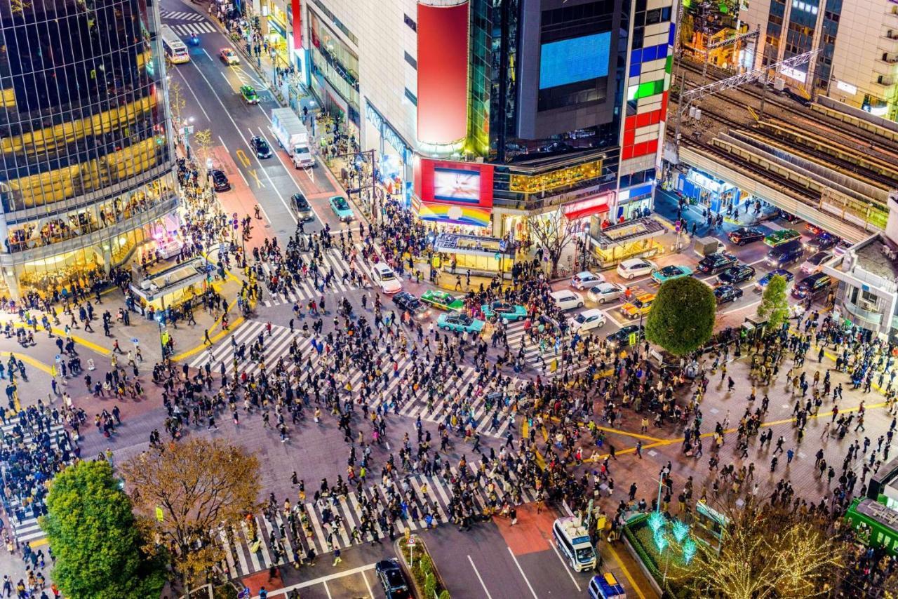 涩谷中心 ! 涩谷十字路口 109 Shibuya Scramble Crossing 高速无限制网络#703 Daire Tokyo Dış mekan fotoğraf